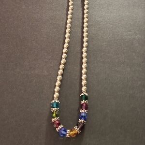 Sterling and Swarovski necklace